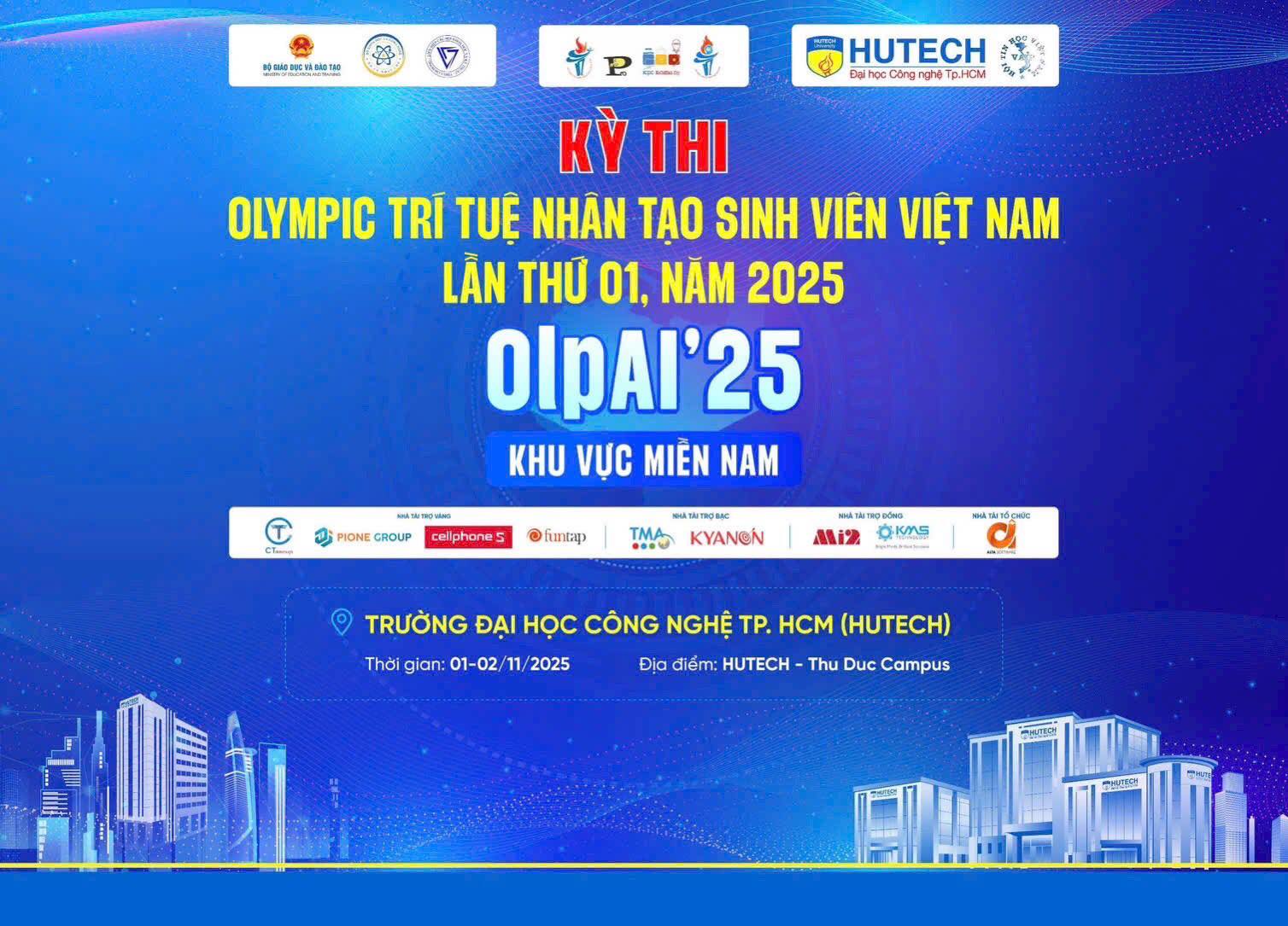 Pione Group proudly sponsors Vietnam Student AI Olympiad 2025 as a Gold Partner